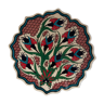 Flowery turkish trivet table mat