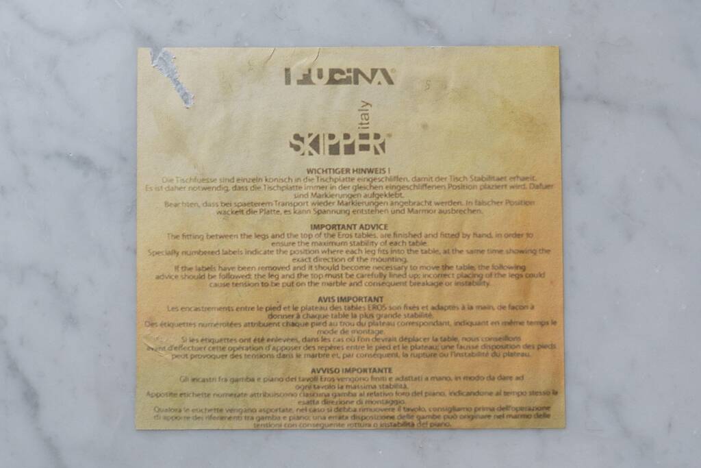 “Eros” table. 1980s.