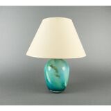 Lamp with glass paste base sign