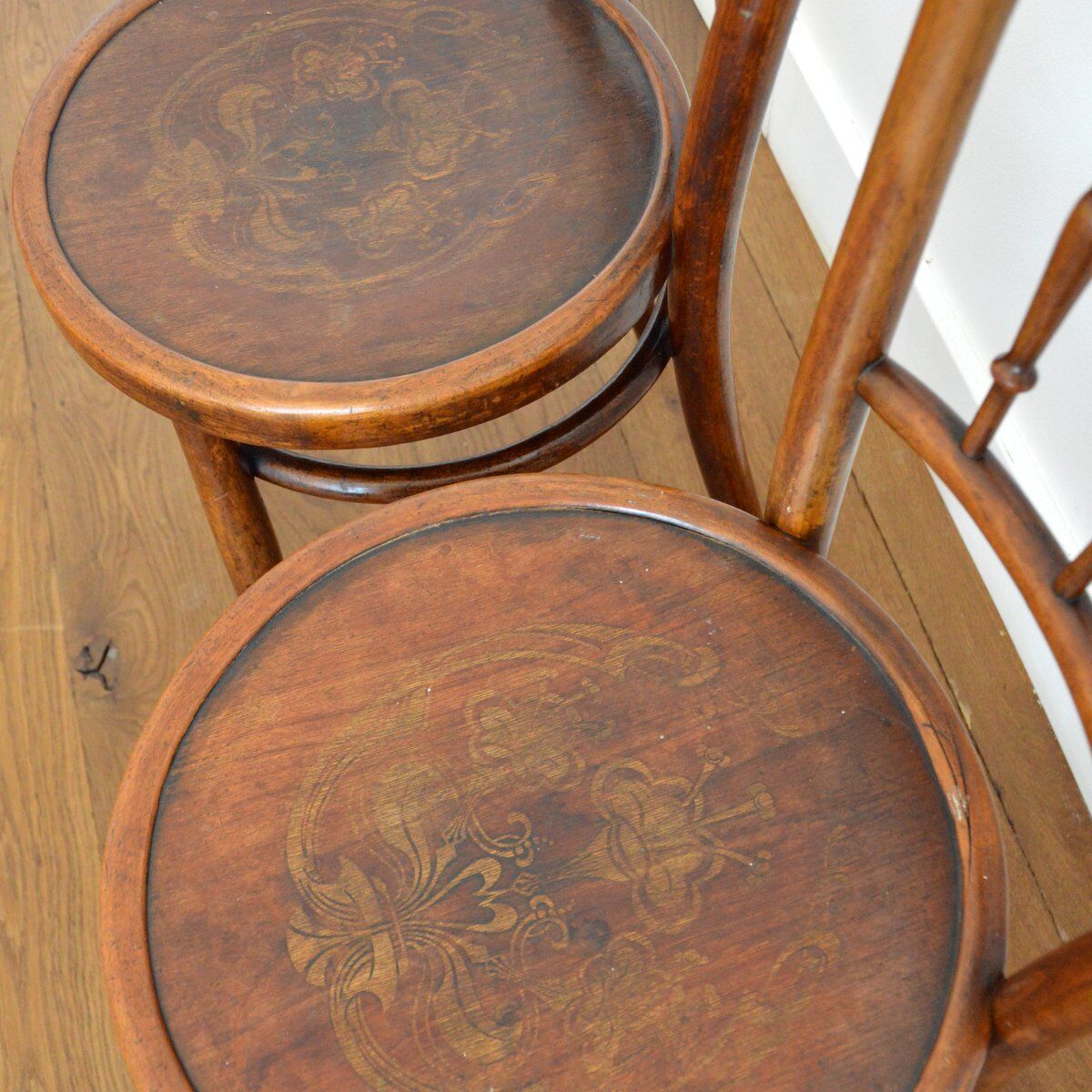 Suite of 4 chairs bistro Baumann