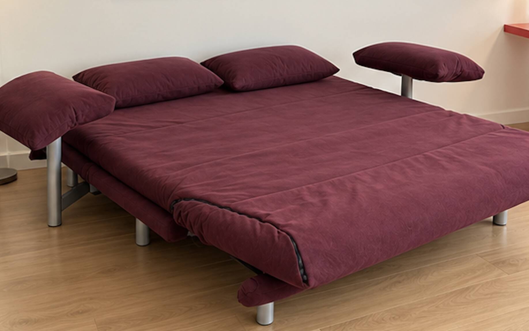 Ligne Roset (Multy Claude Brisson) - 3-seater - with armrests - colour cassis
