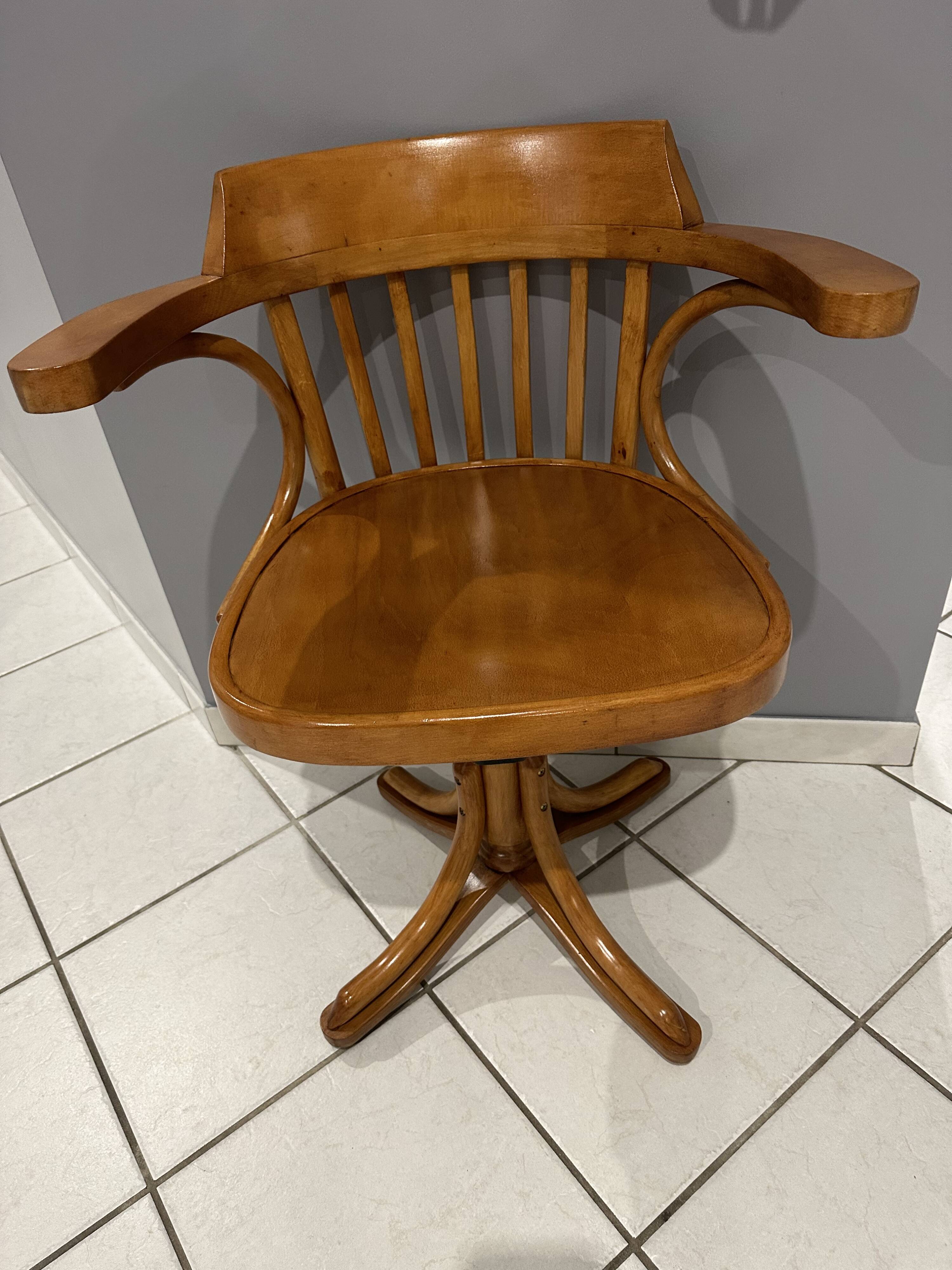 Vintage ZPM Radomsko Office Chair 1950