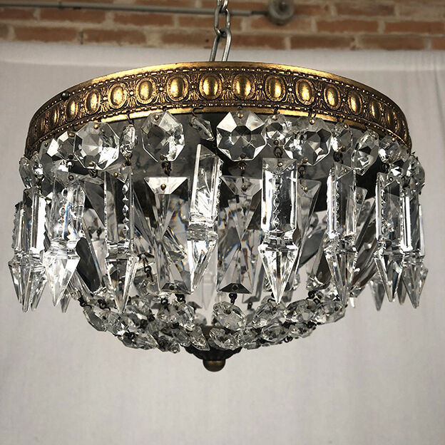 Louis XVI style tassel ceiling lamp