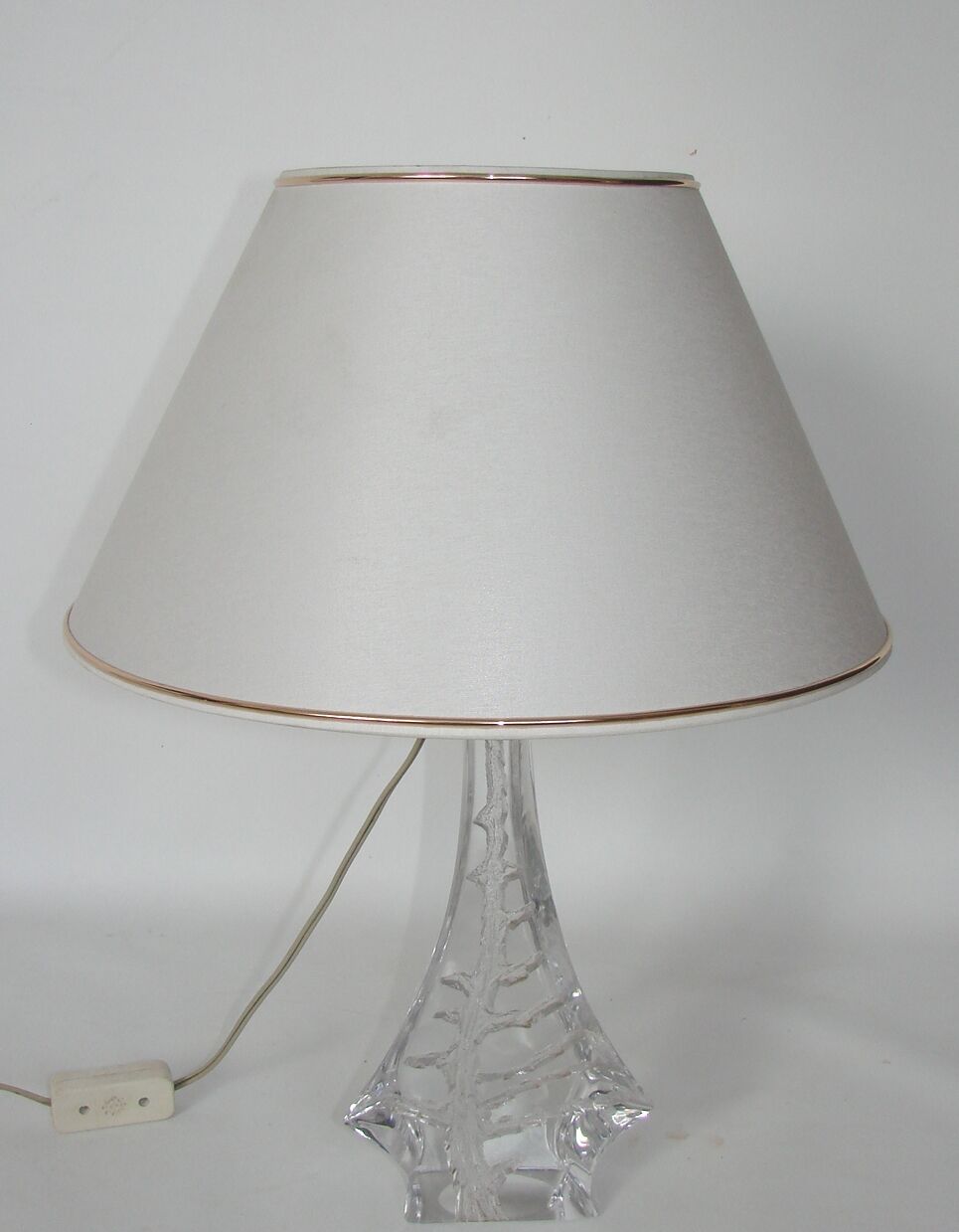 Daum Nancy lamp, France 1970s
