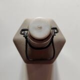 Trio of large hexagonal stoneware hot water bottles