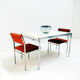 TU30 extandable table with 2 matching chairs by Cees Braakman for Pastoe