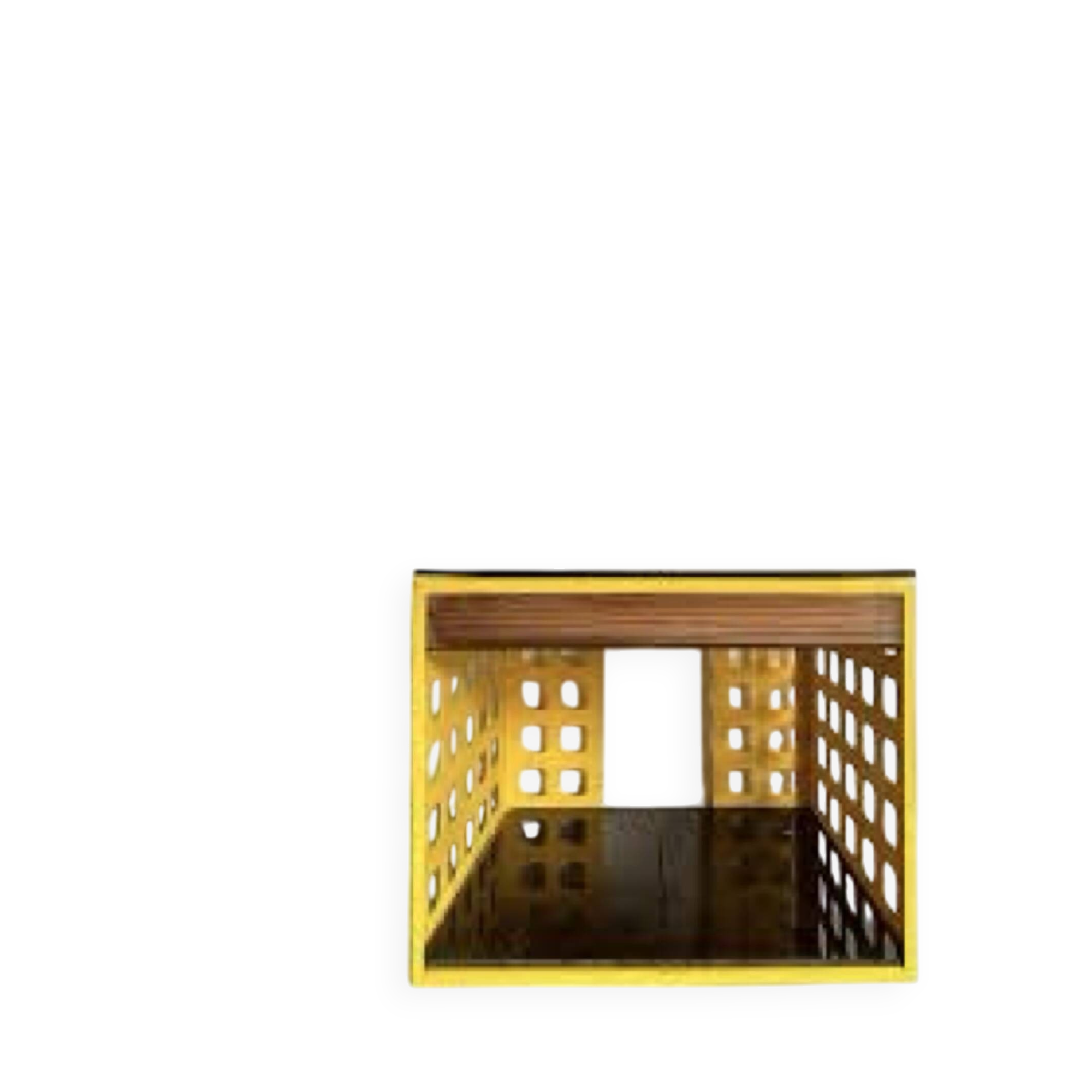 Table basse jaune