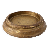 Golden leaf wooden base from the 19th century