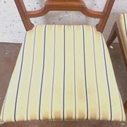 Louis XVI style bedroom chair in 19th century veneer wood