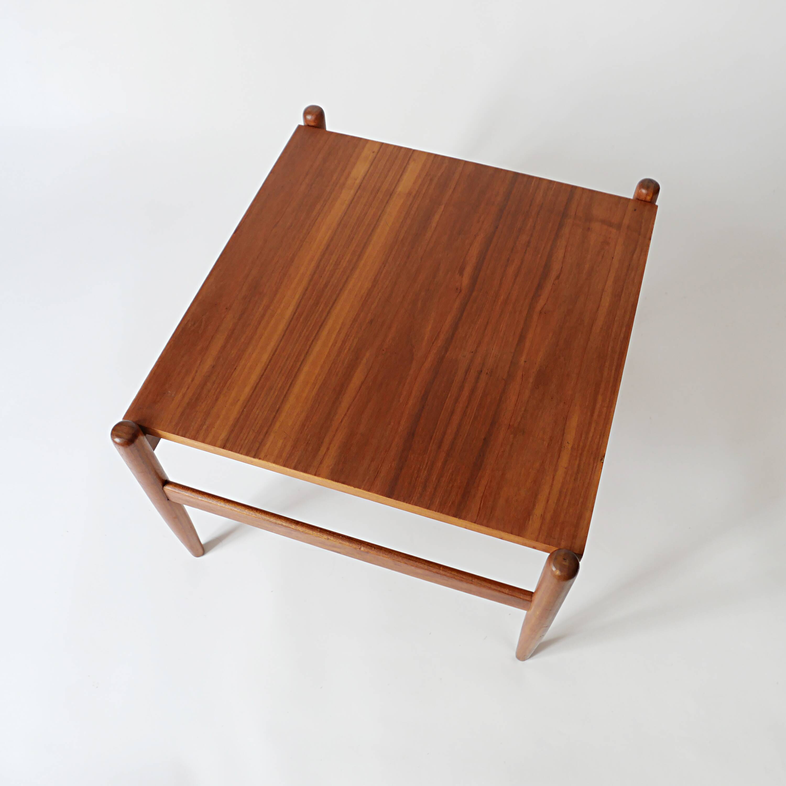 Scandinavian vintage coffee table design 1960 in teak 60s 70s ALF SVENSSO