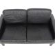Scandinavian leather sofa 2 places, Sweden, 1950