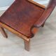 Curved wooden and leather chairs by Afra and Tobia Scarpa from the 1970s, set of 4.