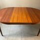 Vintage French house extendable round table (very large when unfolded)
