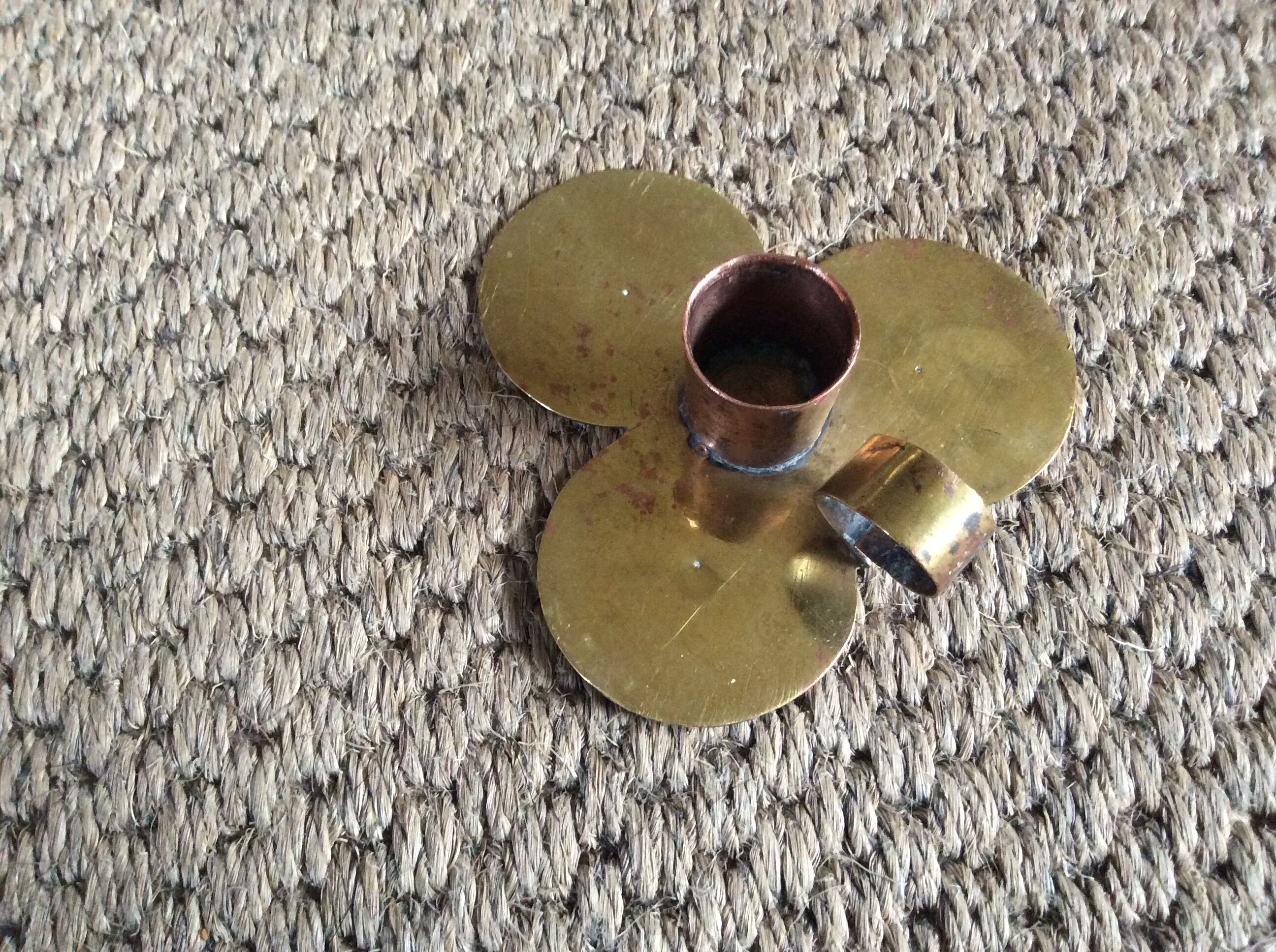 Brass candle holder