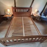 Wooden bed frame and slatted base HABITAT 140*190
