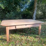 Table basse de ferme en chêne massif