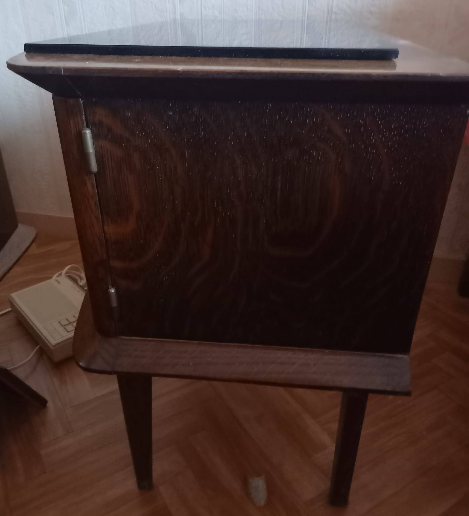 1950s bedside table with marble
