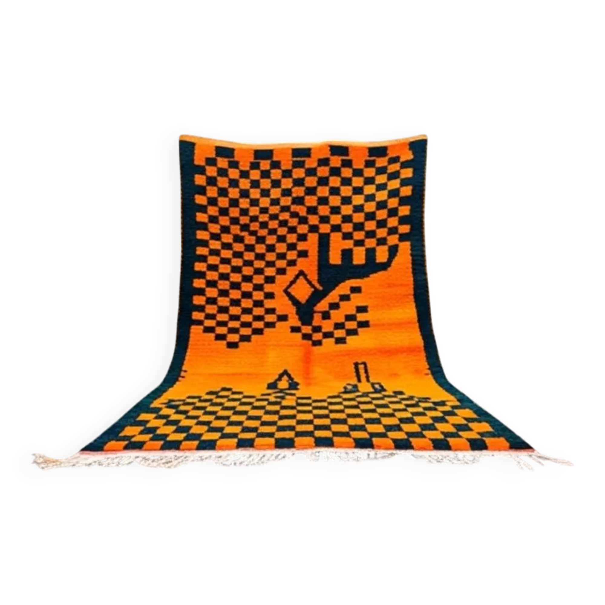 Natural handmade Moroccan rug 3 x 2 m