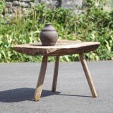 Brutalist tripod coffee table