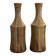 Duo of vases, stoneware soliflores • Vintage