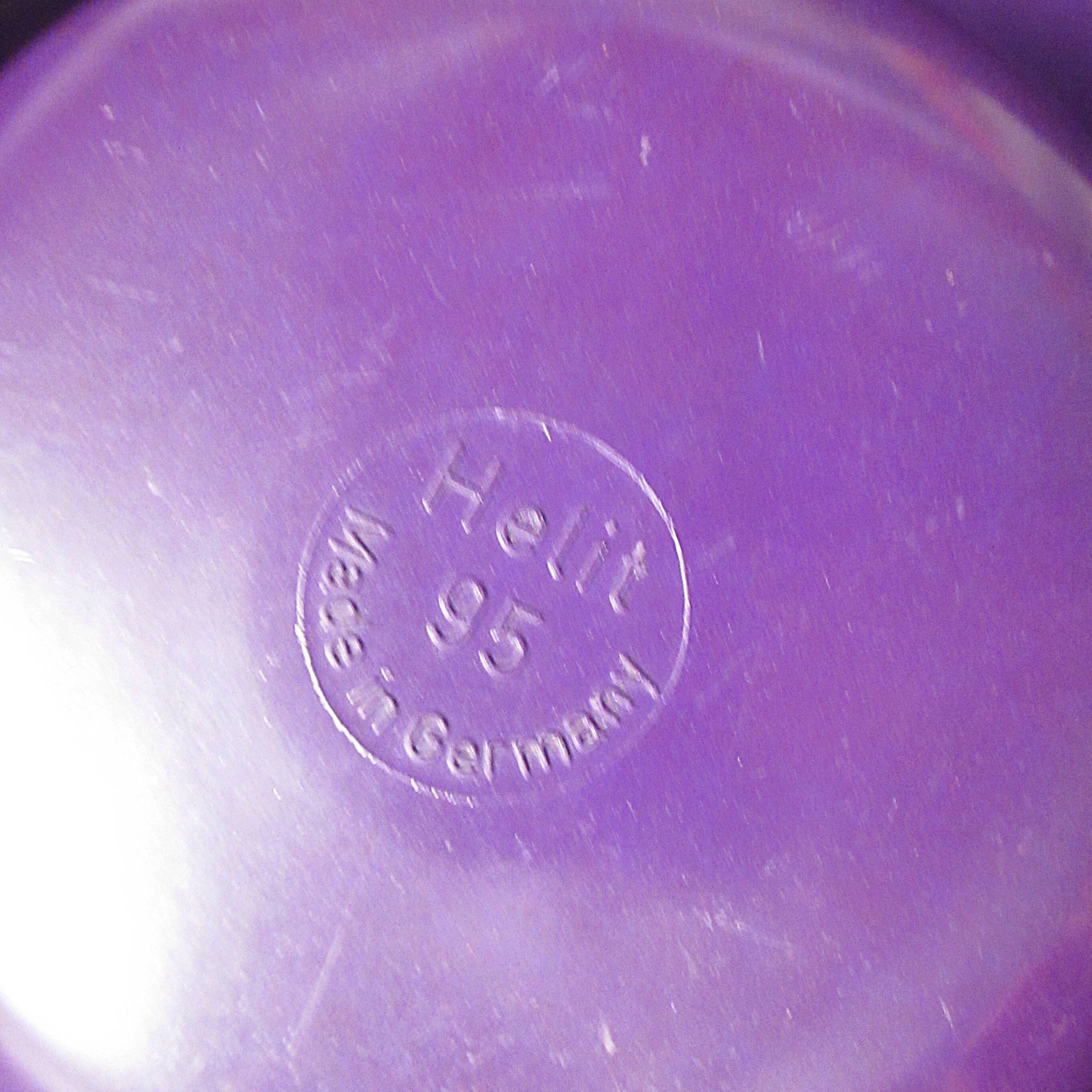 Cendrier Sinus violet Walter Zeischegg Helit
