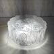 Ceiling light, moulded glass wall sconce - 1960s-70s