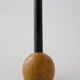 Lampe tripode rotin 1950 vintage