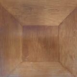 Square coffee table in veneer wood