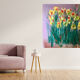 Le jardin huile sur toile