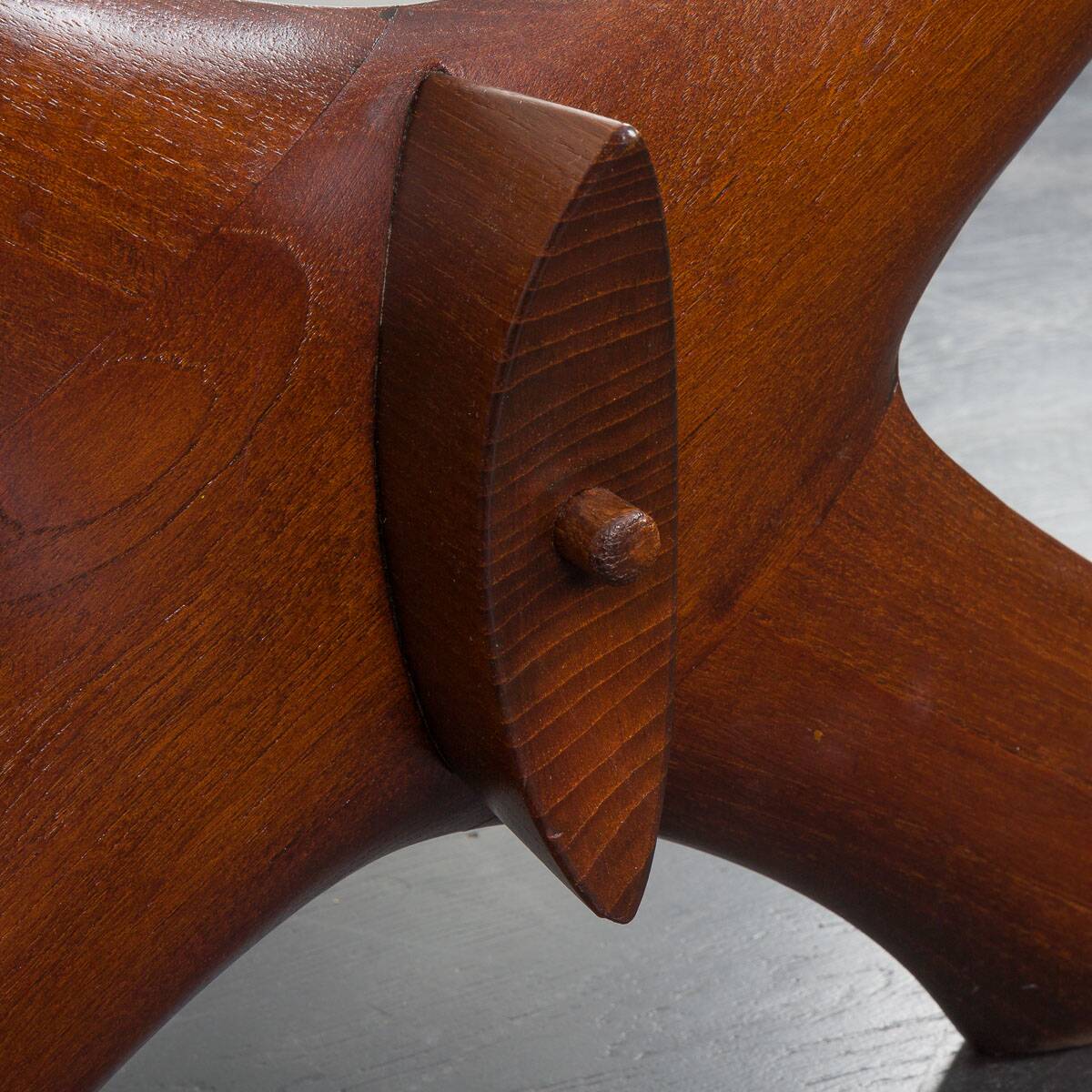 Teak coffee table by Illum WIkkelsø for CF Christensen, Denmark 1960s