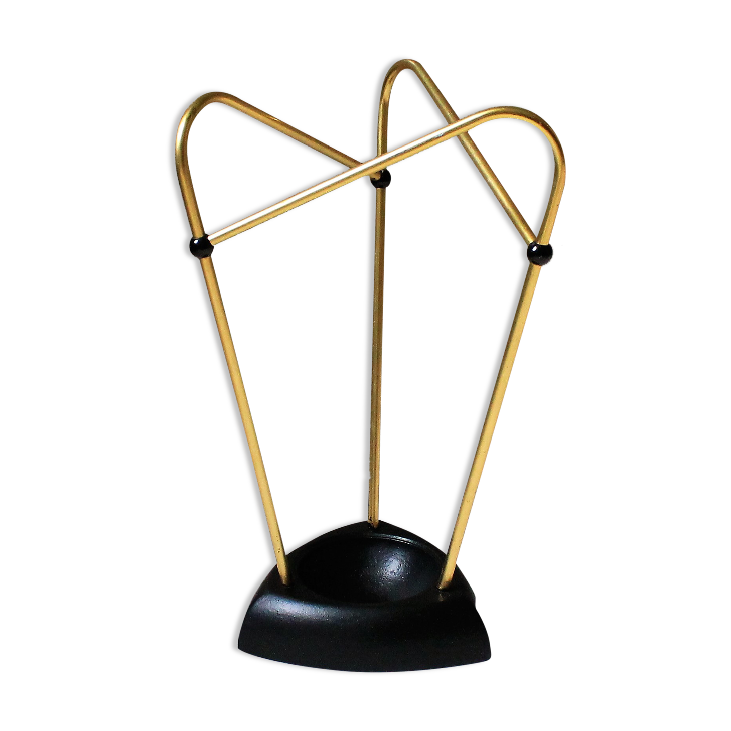 Brass umbrella carrier from the 1940s