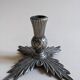 Silver pineapple candle holder