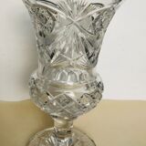 Vase en cristal taillé