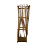 Vintage bamboo rattan umbrella holder