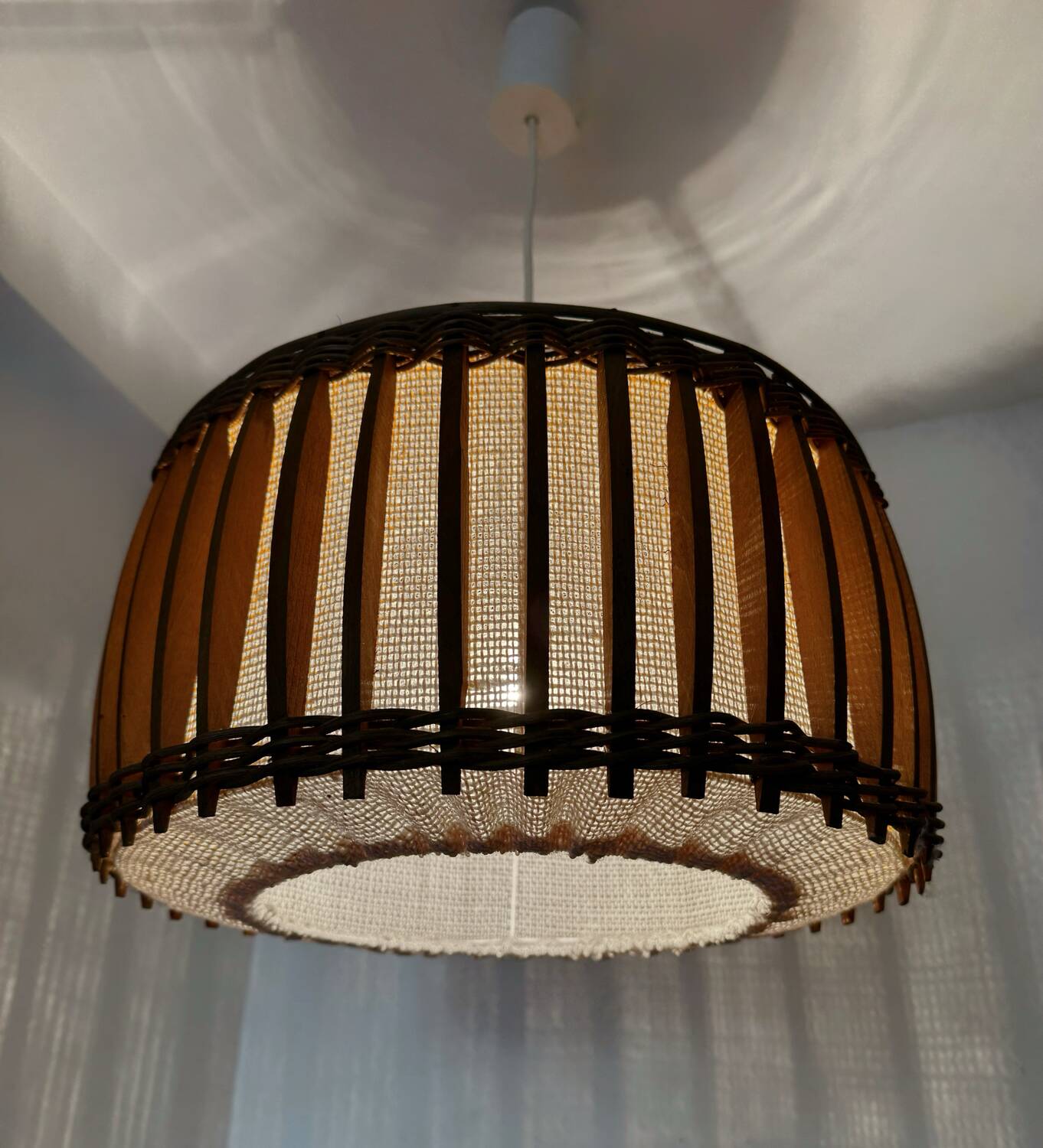 Scandinavian pendant light from the 60s