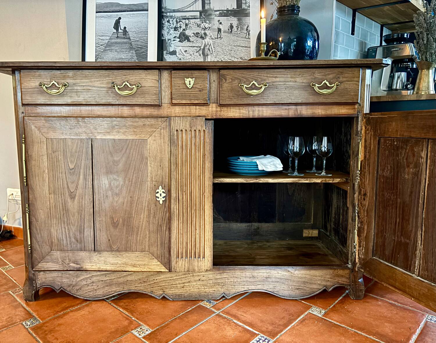 Superbe Buffet en chêne massif