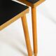 Two rare demountable plywood chairs by Axel Kufus model Stöcke for Atoll