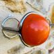 Space Age Chrome and Wood Wall Coat Rack 1970s