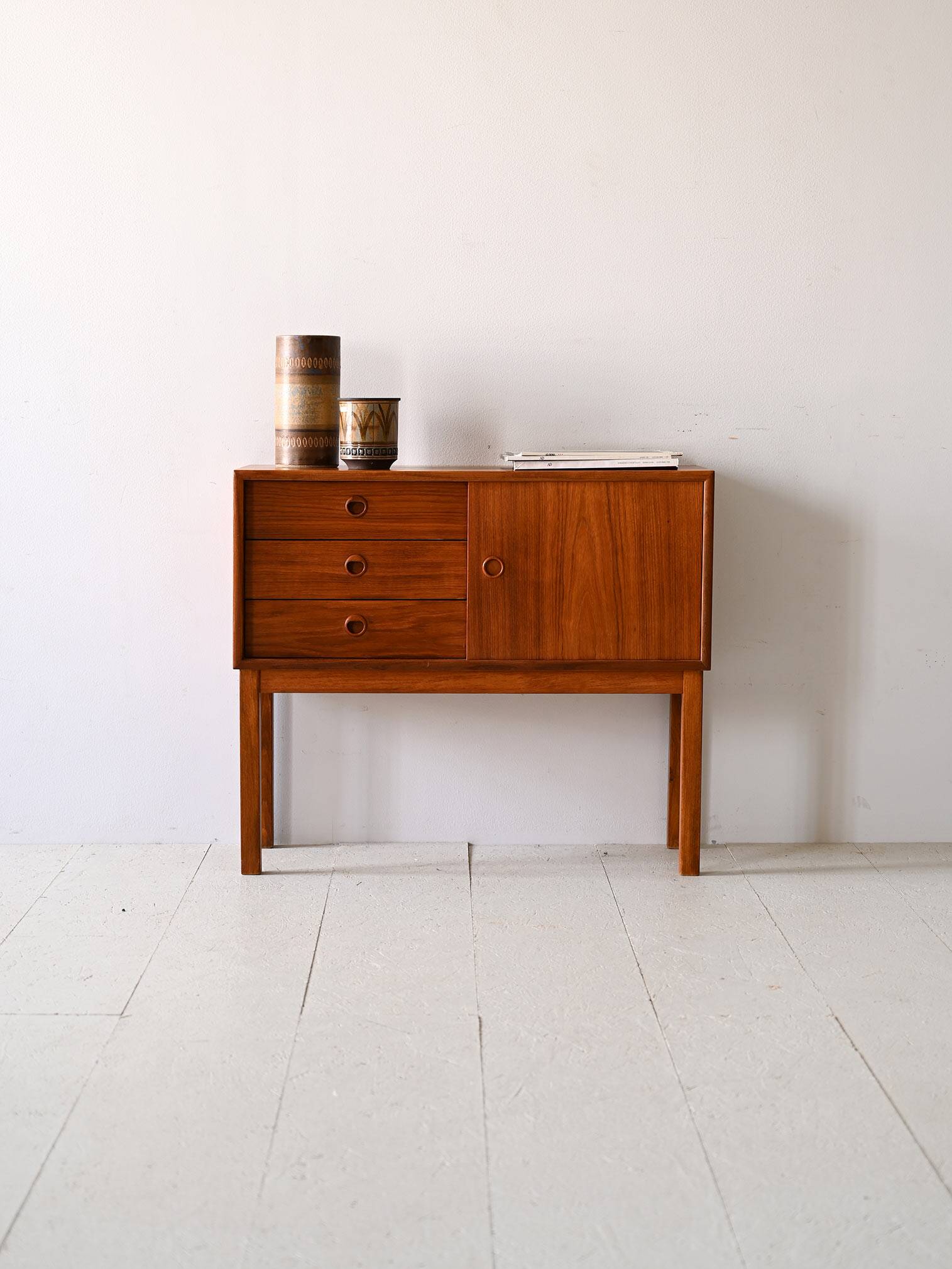 Scandinavian entryway cabinet