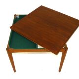 Teak game table, Denmark, 1960