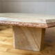 Marble coffee table