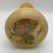 Legras Art Nouveau vase in enameled glass with flower decoration