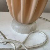 Georgia Jacob vintage Athena lamp, alabaster base, 1970s design