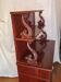 Mahogany furniture between-two period "dressoir"