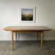 Schreiber Mid Century Extending Formica Dining Table Beech Legs 1960s-70s