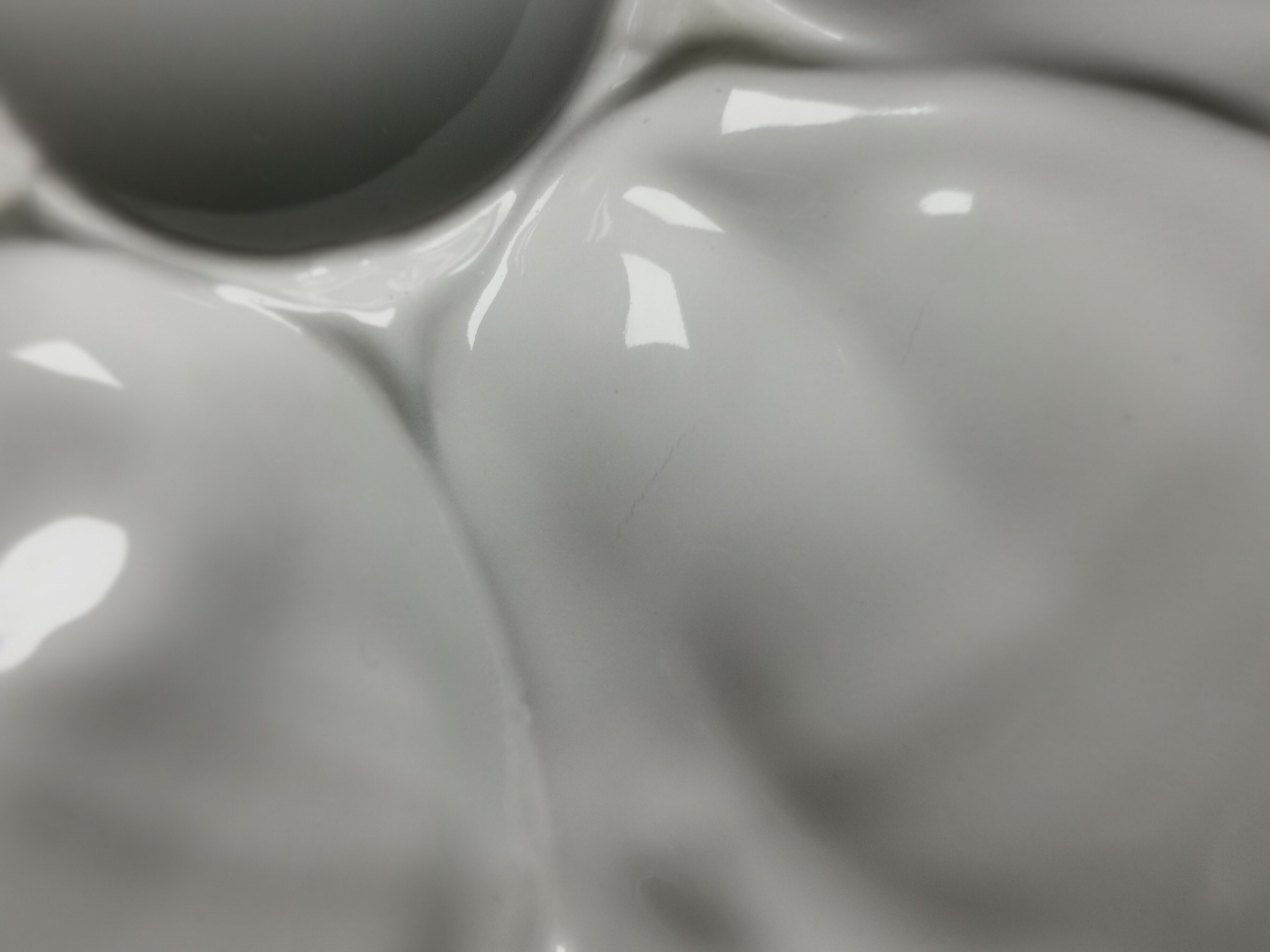 Ensemble de 6 assiettes Pillivuyt porcelaine blanche