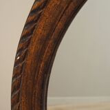 Miroir dans un cadre en bois, design danois, années 1960, production : Danemark