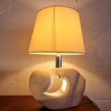 Stone sculptural lamp by Albert Tormos, France