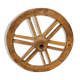 Old teak plow wheel