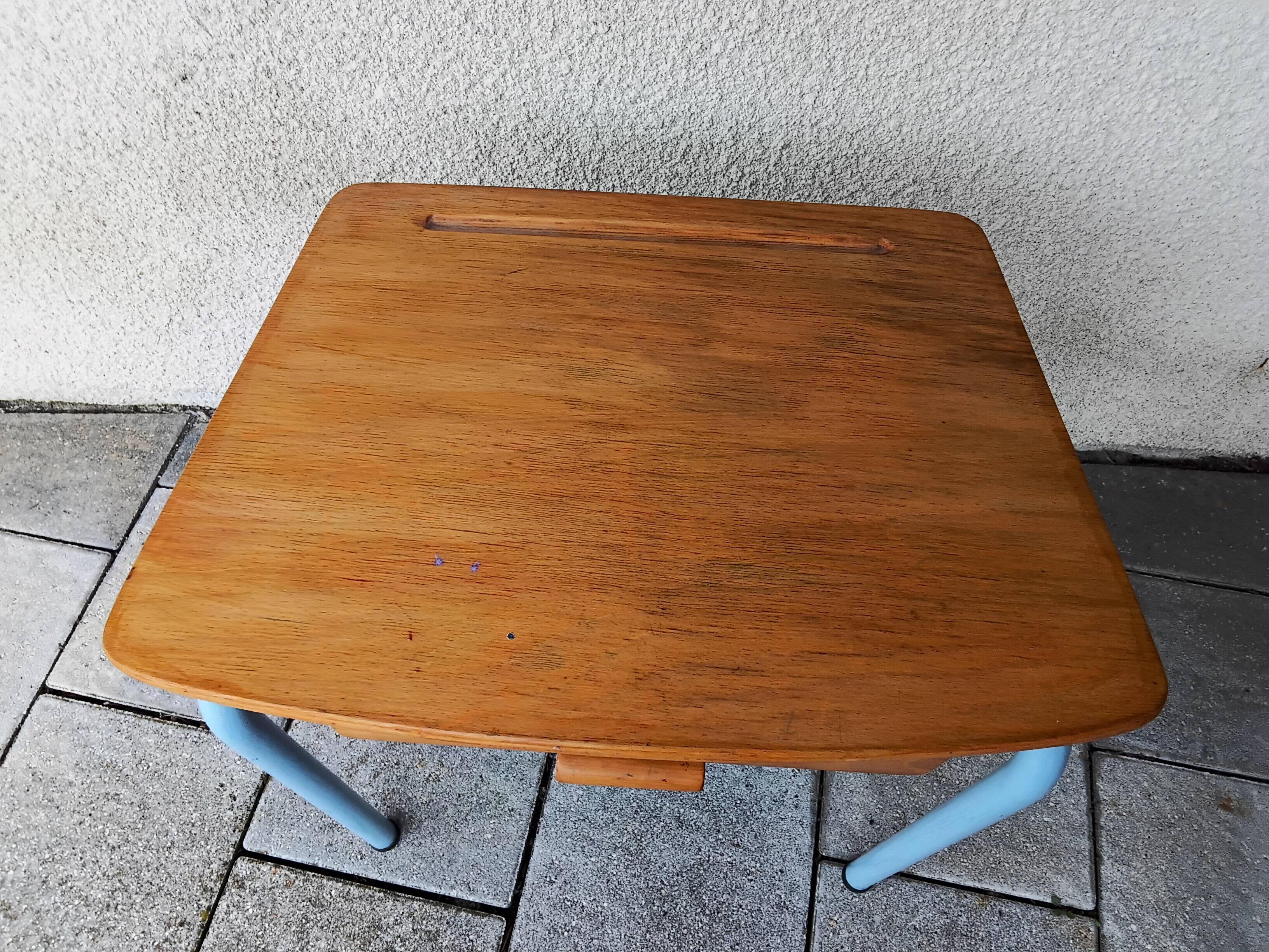 Children's desk and armchair